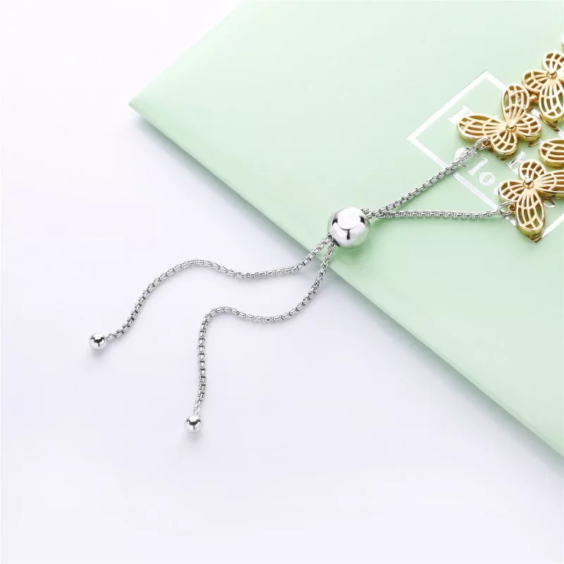 (afbeelding voor) Pandora Shine Opengewerkte Vlinders Glijden Armband 567957 - Bekijken 4