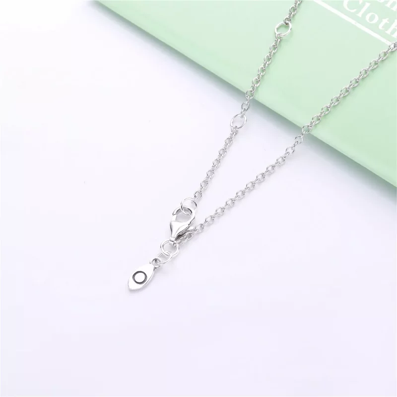 (afbeelding voor) Pandora Zilveren Asymmetrisch Hart Van Liefde Ketting 397797CZ - Bekijken 4
