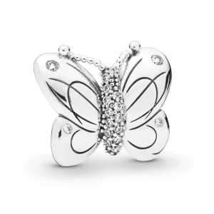 (afbeelding voor) Pandora Zilveren Decoratieve Vlinder Bedel 797880CZ