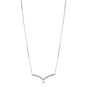(afbeelding voor) Pandora Zilveren Glinsterende Wens Ketting 397802CZ