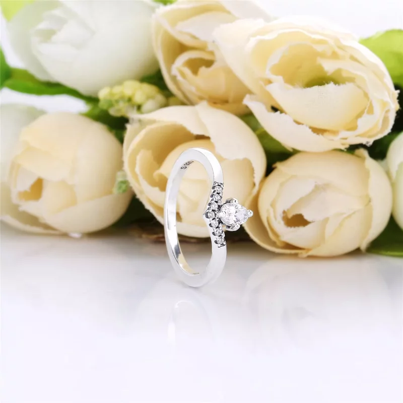 (afbeelding voor) Pandora Zilveren Klassieke Wish Ring 197790CZ - Bekijken 2