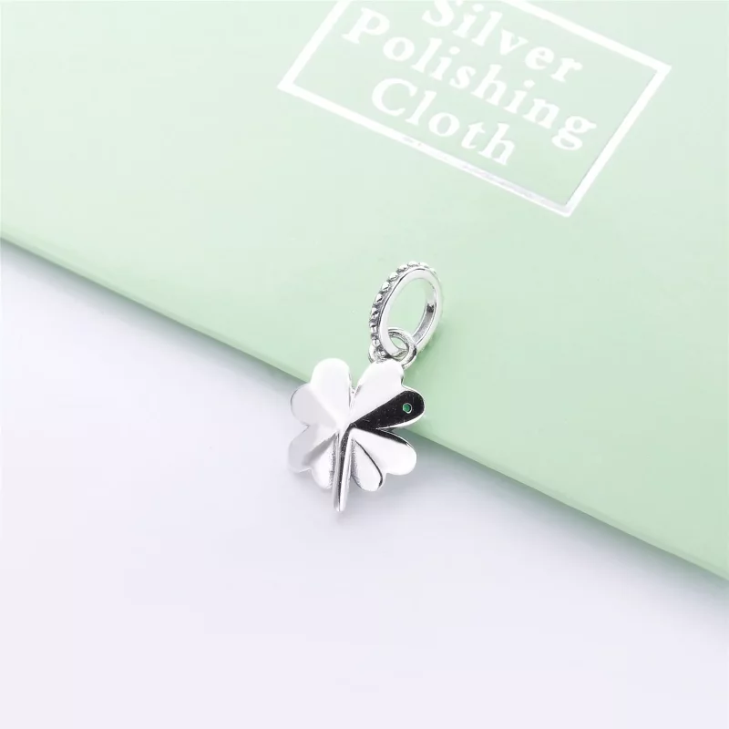 (afbeelding voor) Pandora Zilveren Lucky Klavertje Vier Hanger 397965Nag - Bekijken 4