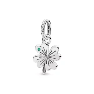(afbeelding voor) Pandora Zilveren Lucky Klavertje Vier Hanger 397965Nag