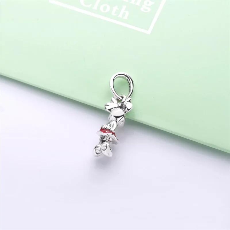(afbeelding voor) Pandora Zilveren Minnie'S Polka Dot Rode Jurk Hanger 397768En09 - Bekijken 3