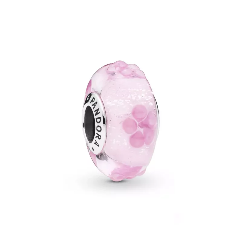 (afbeelding voor) Pandora Zilveren Roze Bloemglas Bedel 797901