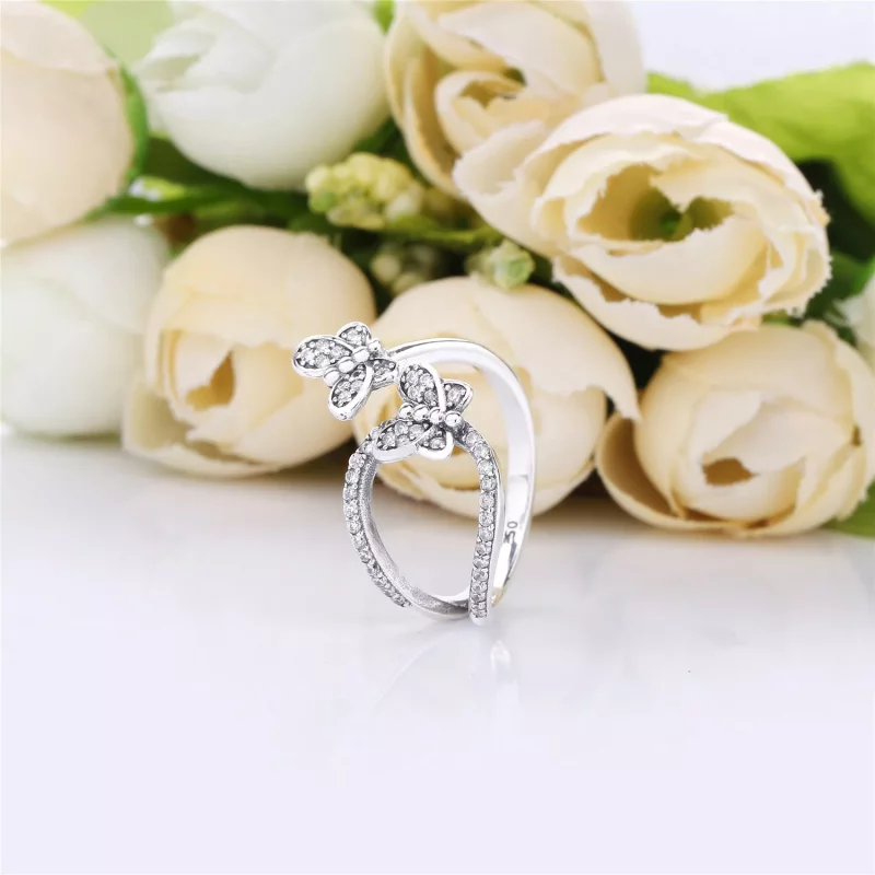 (afbeelding voor) Pandora Bedazzling Butterflies Ring - 197920CZ - Bekijken 2