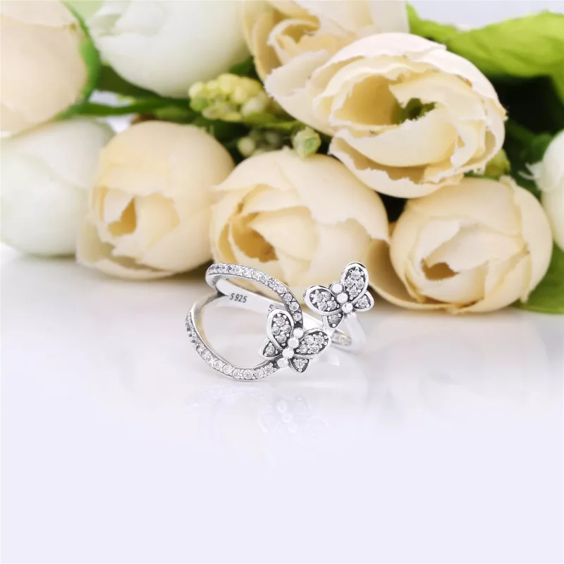 (afbeelding voor) Pandora Bedazzling Butterflies Ring - 197920CZ - Bekijken 3