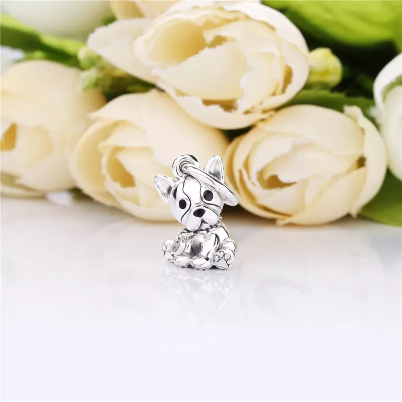 (afbeelding voor) Pandora Bulldog Puppy Bedel - 798008En16 - Bekijken 2