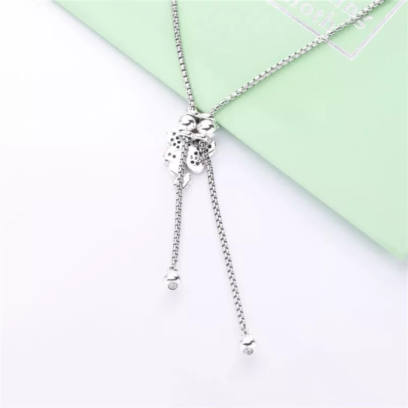 (afbeelding voor) Pandora Dazzling Dancing Butterflies Ketting - 397911CZ - Bekijken 3
