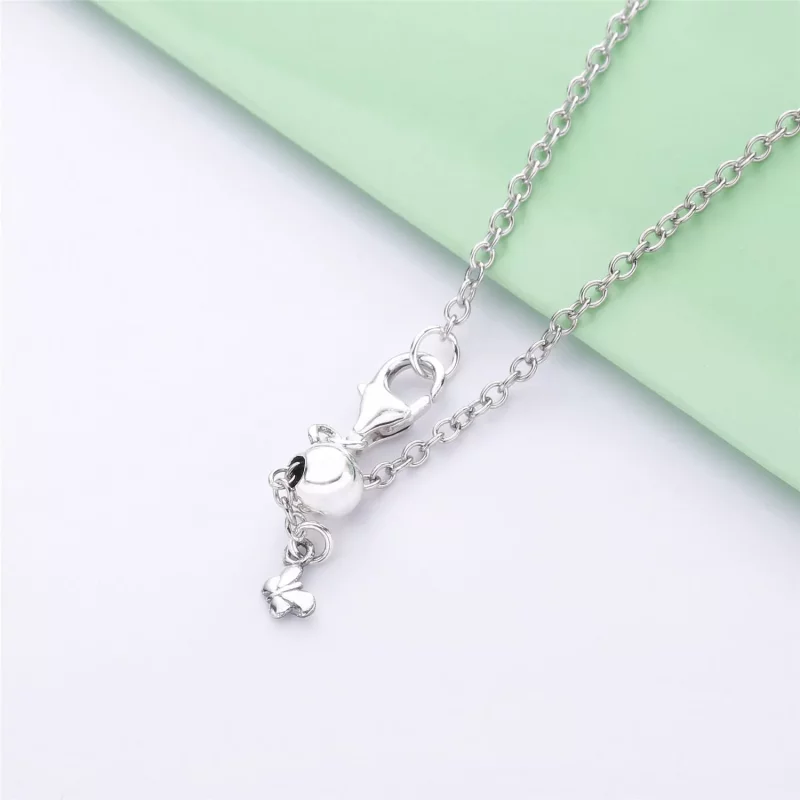 (afbeelding voor) Pandora Dazzling Pink Butterfly Ketting - 397931Nccmx-50 - Bekijken 4