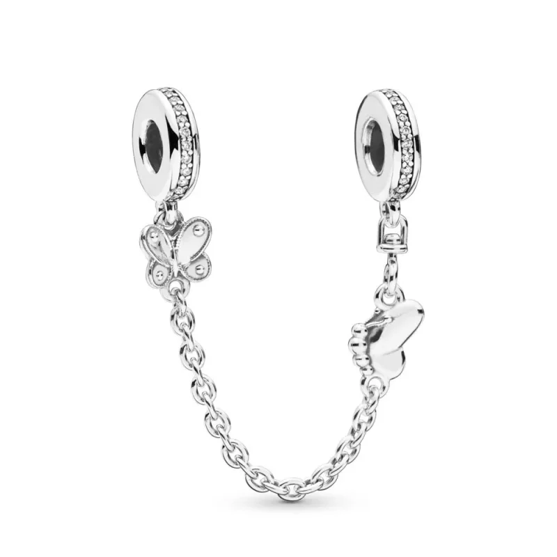 (afbeelding voor) Pandora Decorative Butterflies Veiligheidsketting - 797865CZ