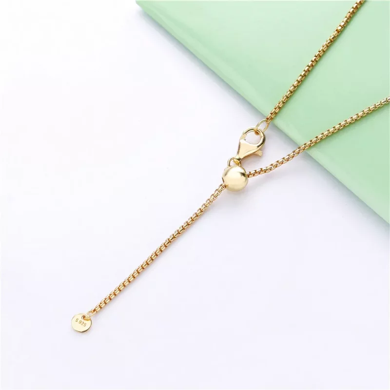 (afbeelding voor) Pandora Flower Stem Ketting - 367958CZ-50 - Bekijken 4