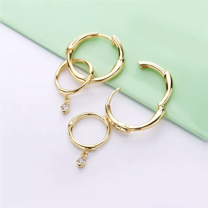 (afbeelding voor) Pandora Flower Stem Oorbellen - 267927CZ - Bekijken 3
