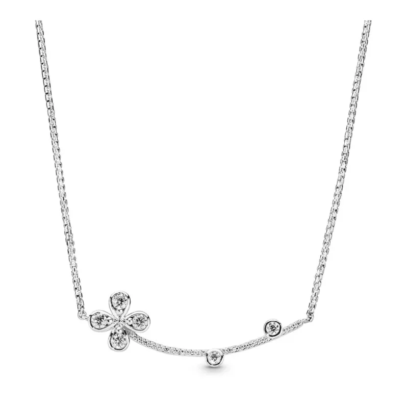 (afbeelding voor) Pandora Four-Petal Flower Ketting - 397956CZ