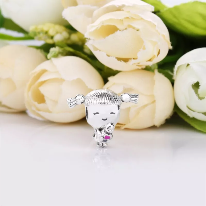 (afbeelding voor) Pandora Girl With Pigtails Bedel - 798016En160 - Bekijken 2