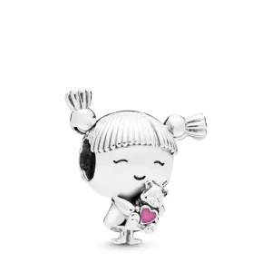 (afbeelding voor) Pandora Girl With Pigtails Bedel - 798016En160