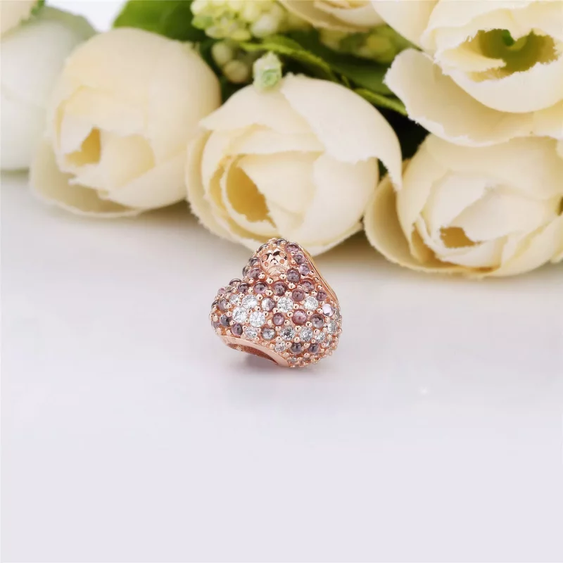 (afbeelding voor) Pandora Gleaming Ladybird Heart Bedel - 787894Npomx - Bekijken 3