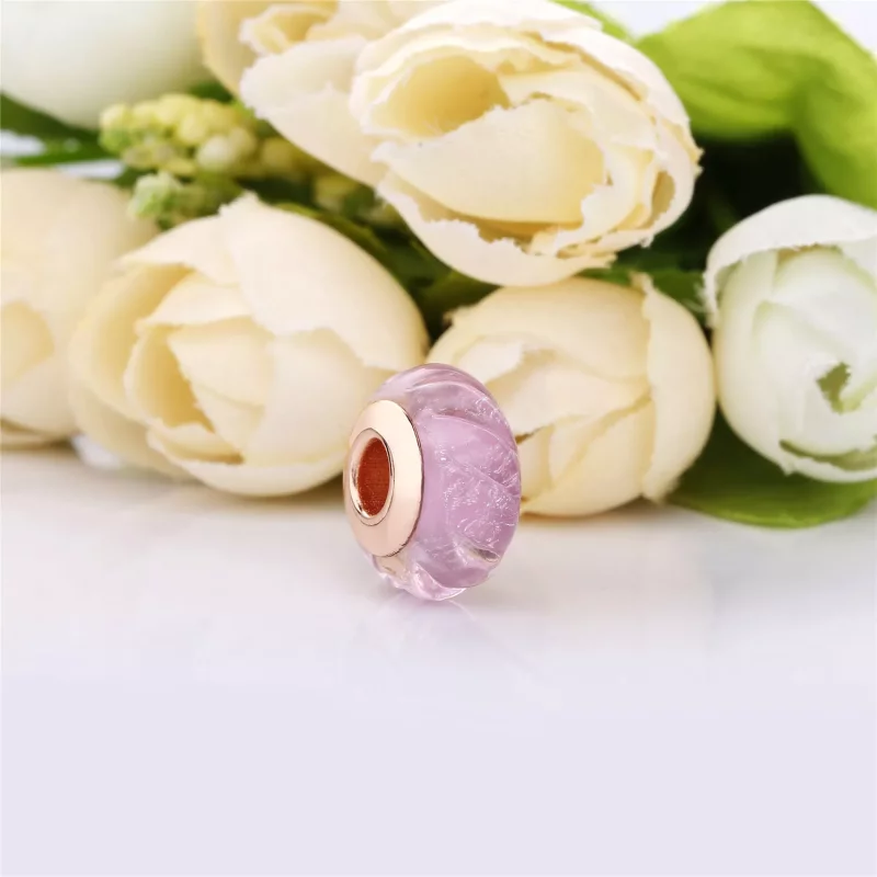 (afbeelding voor) Pandora Glittering Grooves Murano Bedel - 788107 - Bekijken 2