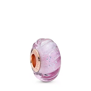 (afbeelding voor) Pandora Glittering Grooves Murano Bedel - 788107