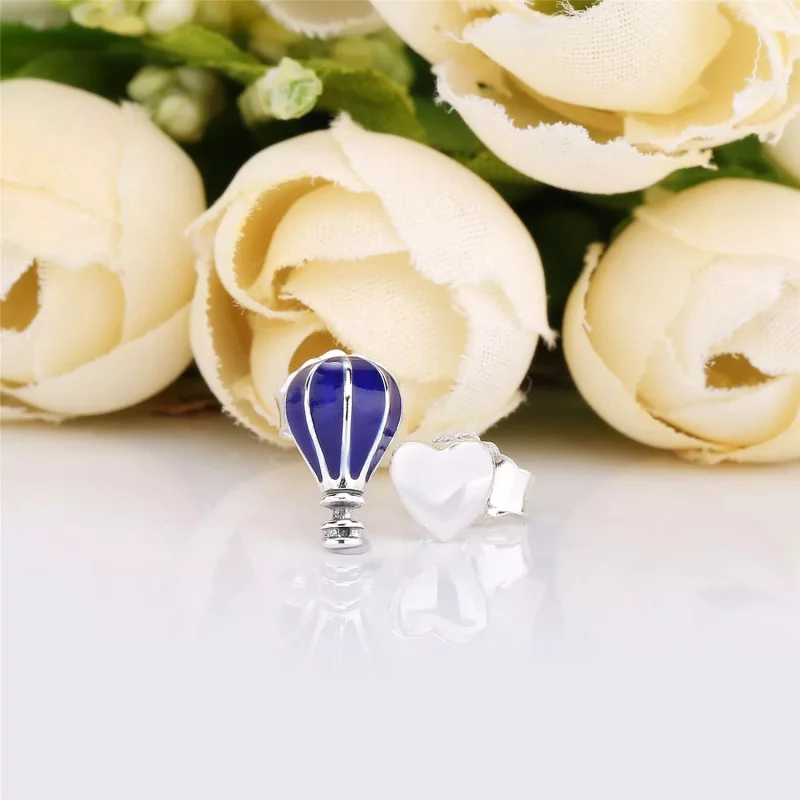 (afbeelding voor) Pandora Hot Air Balloon & Heart Oorbellen - 298058En195 - Bekijken 2