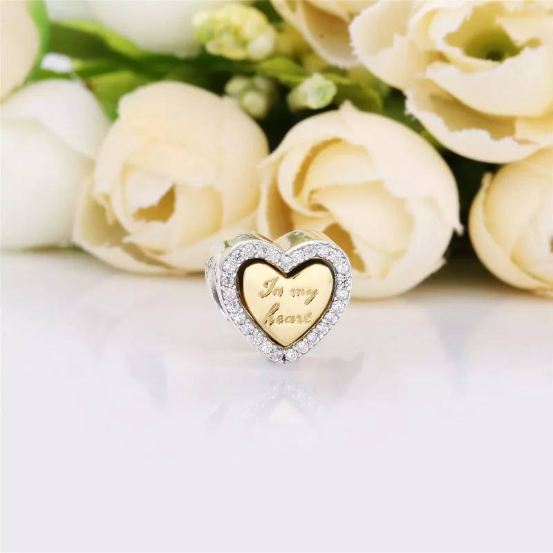 (afbeelding voor) Pandora In My Heart Bedel - 767606CZ - Bekijken 2