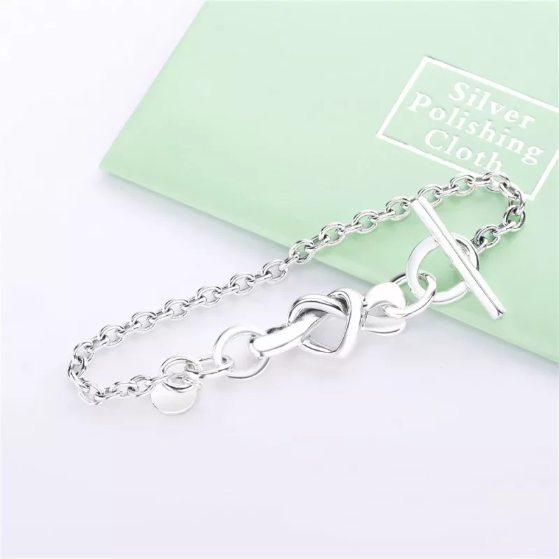 (afbeelding voor) Pandora Knotted Heart Armband - 598100 - Bekijken 3