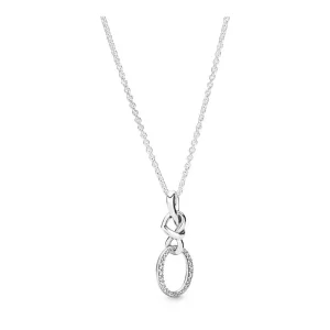 (afbeelding voor) Pandora Knotted Heart Ketting - 398078CZ