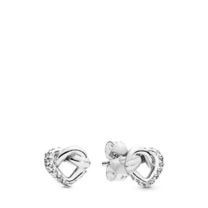 (afbeelding voor) Pandora Knotted Hearts Oorbellen - 298019CZ