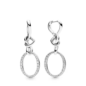(afbeelding voor) Pandora Knotted Hearts Oorbellen - 298110CZ