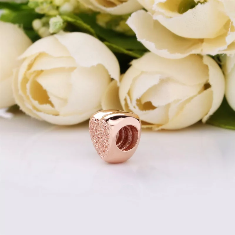 (afbeelding voor) Pandora Matte Brilliance Heart Bedel - 787881 - Bekijken 3