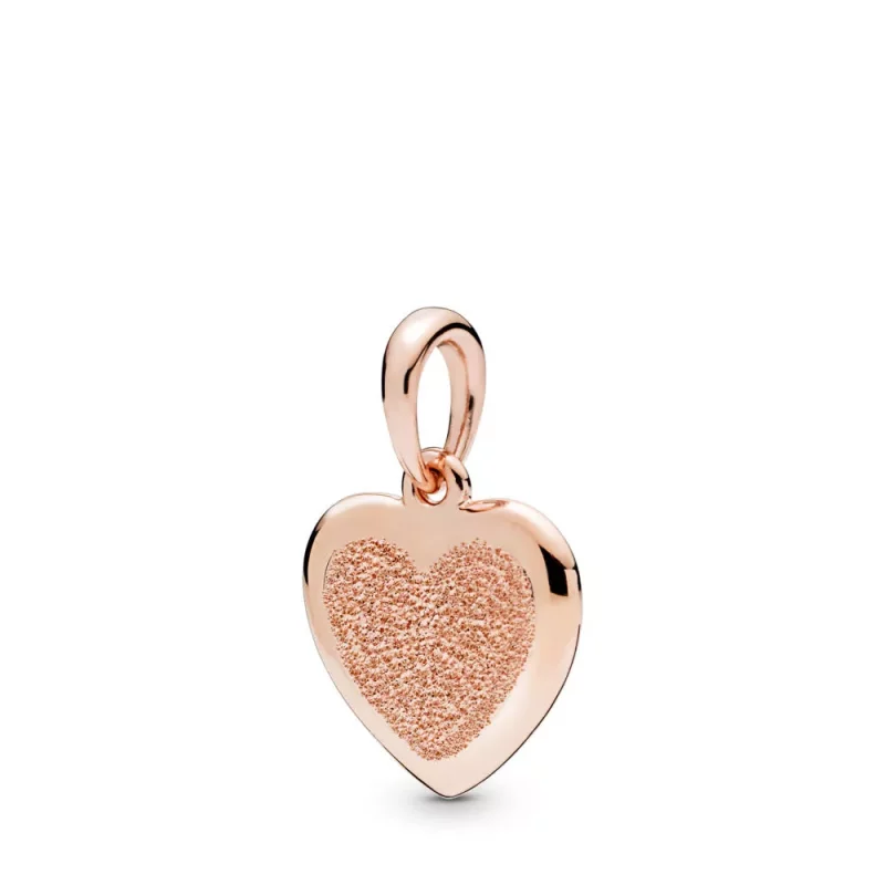 (afbeelding voor) Pandora Matte Brilliance Heart Hanger - 387926