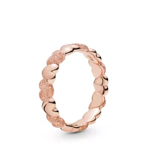 (afbeelding voor) Pandora Matte Brilliance Hearts Ring - 187950