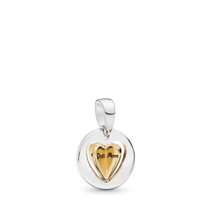 (afbeelding voor) Pandora Mum'S Golden Heart Bedel - 767774