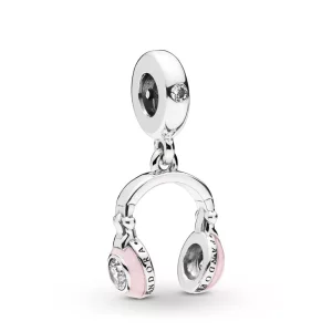 (afbeelding voor) Pandora Pink Headphones Bedel - 797902En160