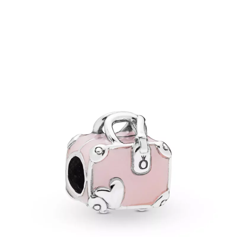 (afbeelding voor) Pandora Pink Travel Bag Bedel - 798063En124