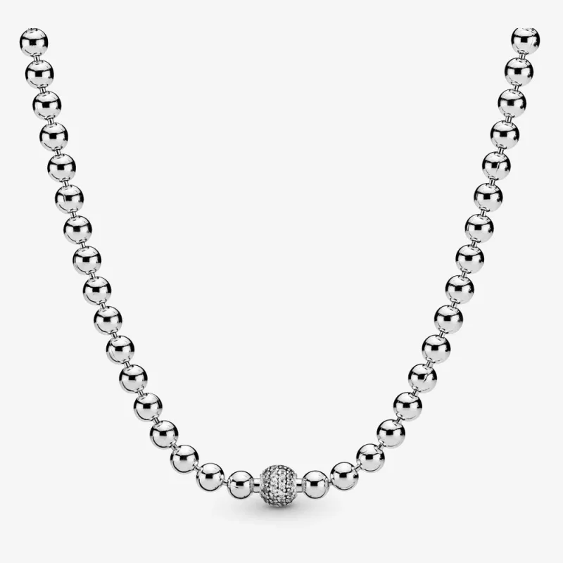 (afbeelding voor) Pandora Beads & Pavé Ketting 398565C01