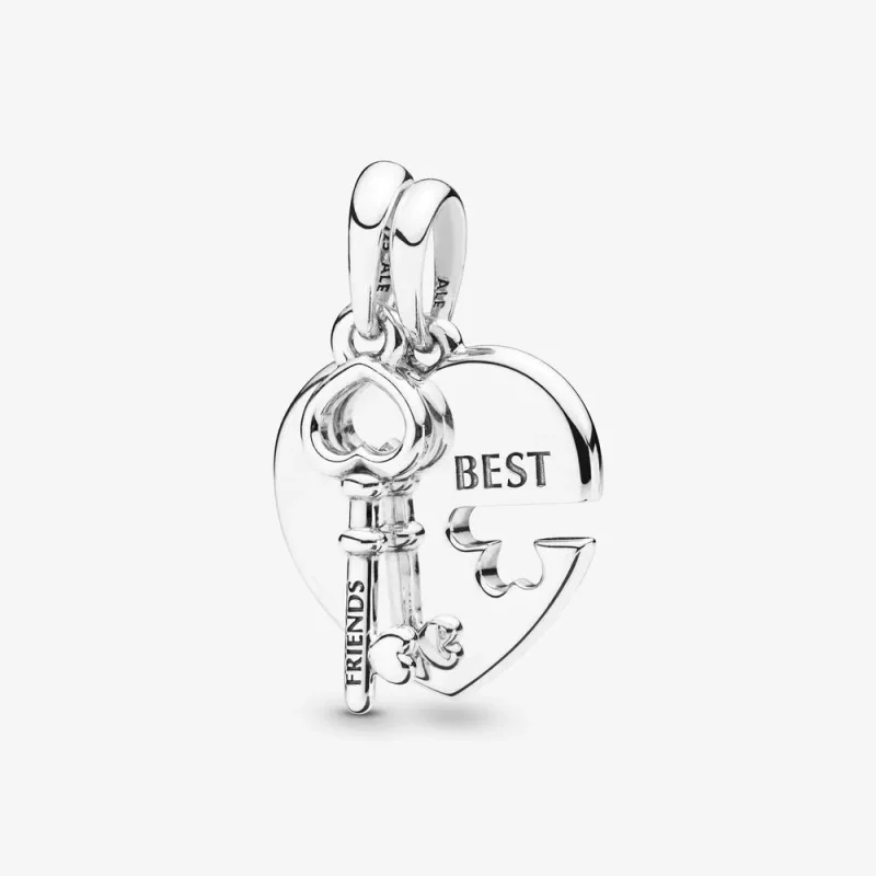 (afbeelding voor) Pandora Beste Vriendenhart & Sleutel Hanger 398130