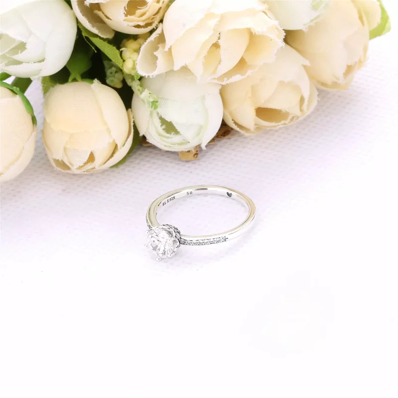 (afbeelding voor) Pandora Clear Sprankelende Kroon Ring 198289CZ - Bekijken 2