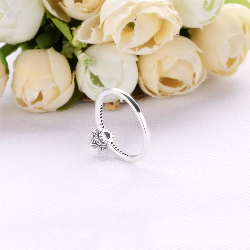 (afbeelding voor) Pandora Clear Sprankelende Kroon Ring 198289CZ - Bekijken 3