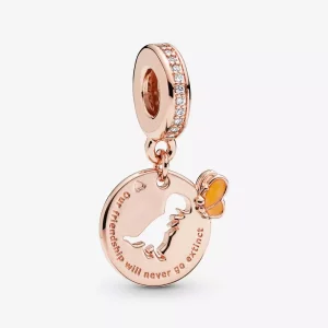 (afbeelding voor) Pandora Dinosaurus & Vlinder Vriendschap Bedel 788180CZ