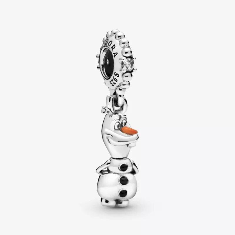 (afbeelding voor) Pandora Disney Bevroren Olaf Hangende Bedel 798455C01