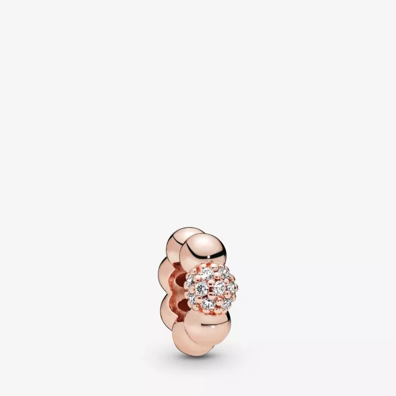 (afbeelding voor) Pandora Gepolijste & Pavé Kraal Spacer Bedel 788310CZ