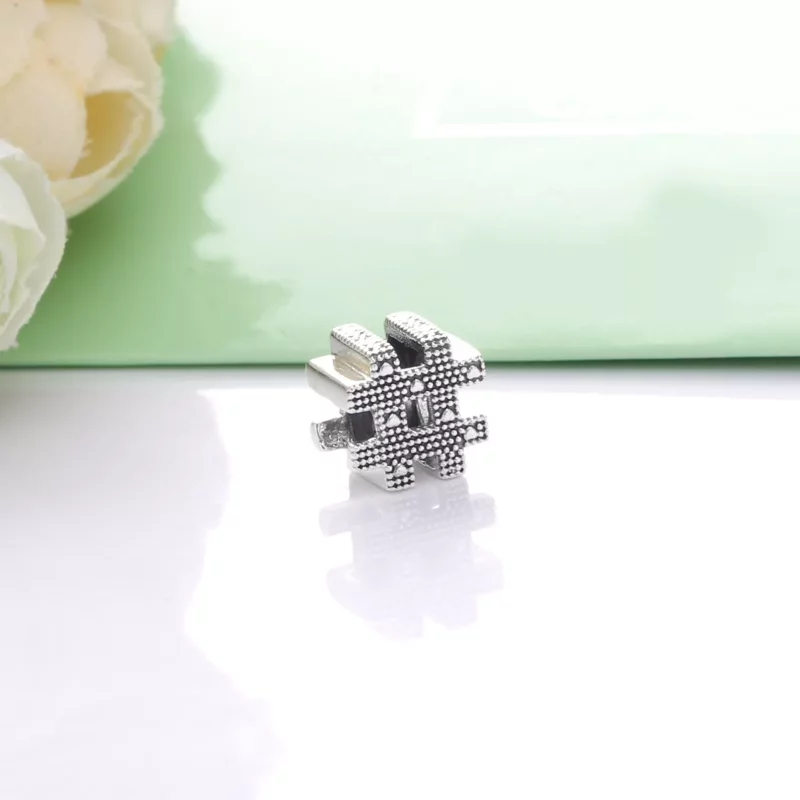 (afbeelding voor) Pandora Hashtag-Symbool Bedel 798128 - Bekijken 2