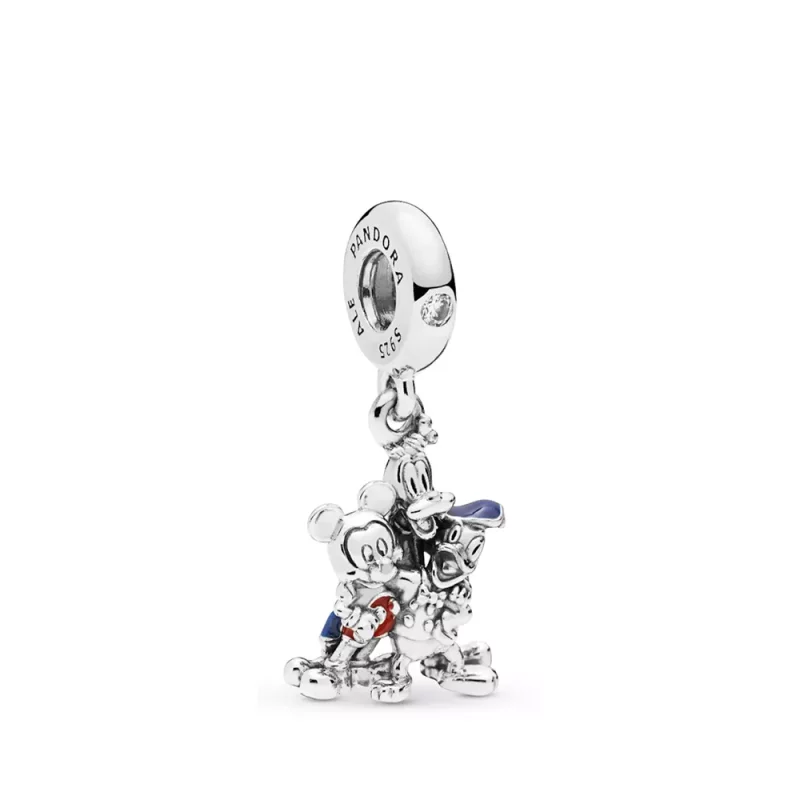 (afbeelding voor) Pandora Mickey Mouse En Donald Duck Bedel P-D-2717