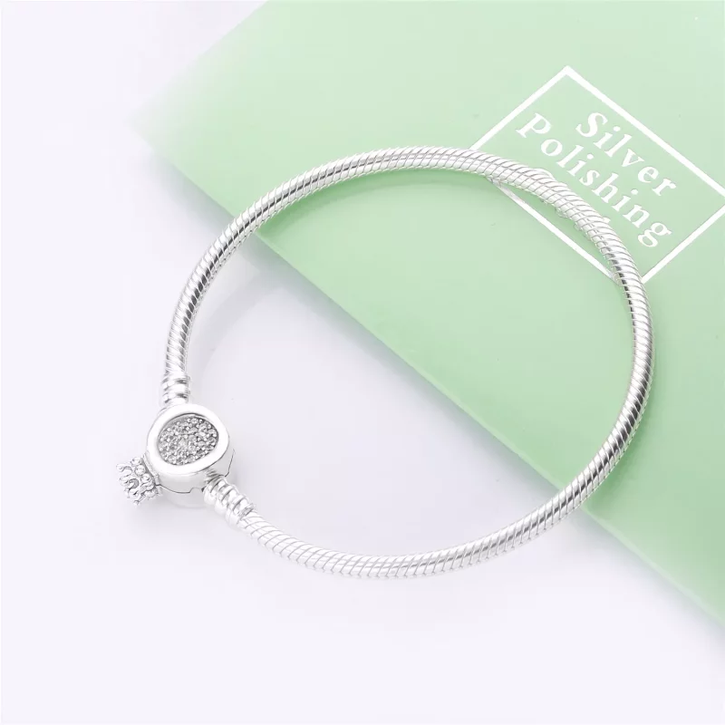 (afbeelding voor) Pandora Moments Kroon O & Slangenketting Armband 598286CZ - Bekijken 2