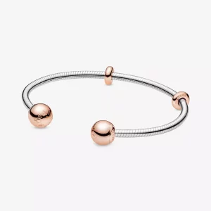 Pandora Moments Slangenketting-Stijl Open Bangle 588291 (afbeelding voor) Pandora Moments Slangenketting-Stijl Open Bangle 588291