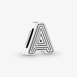 (afbeelding voor) Pandora Reflexions Letter A Clip 798197