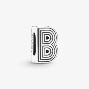 (afbeelding voor) Pandora Reflexions Letter B Clip 798198