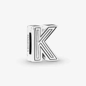(afbeelding voor) Pandora Reflexions Letter K Clip 798207