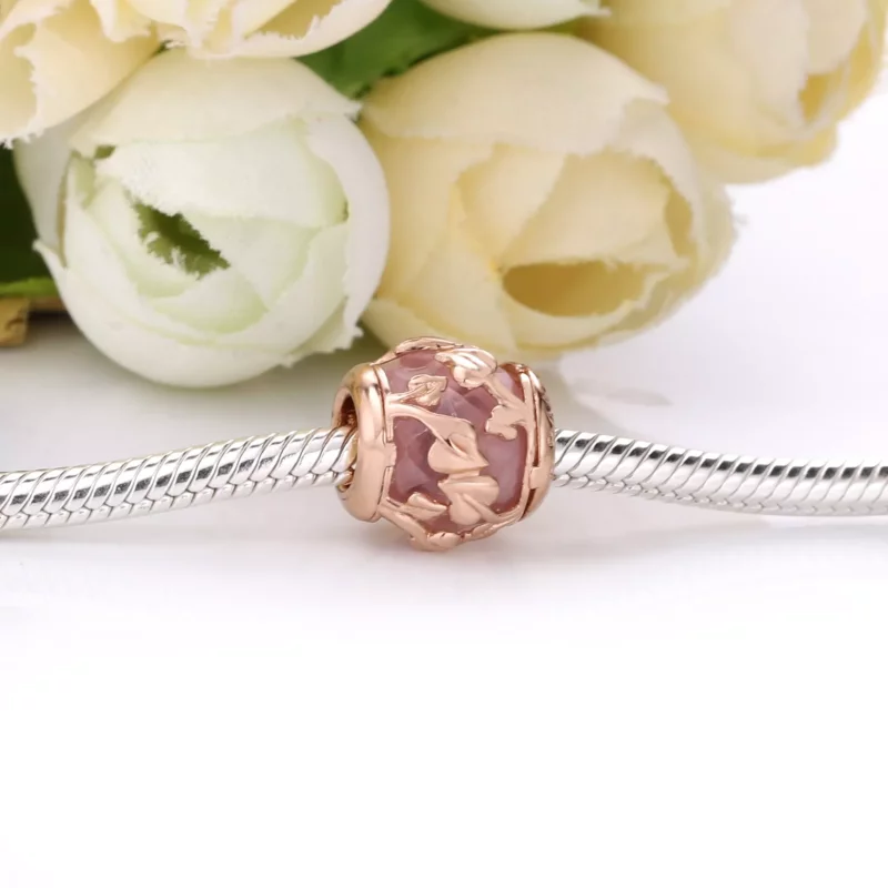 (afbeelding voor) Pandora Roze Decoratieve Bladeren Bedel 788238Ssp - Bekijken 4